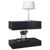TV Cabinets with LED Lights 2 pcs Grey 60x35 cm