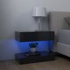 TV Cabinets with LED Lights 2 pcs Grey 60x35 cm