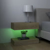 TV Cabinets with LED Lights 2 pcs Sonoma Oak 60x35 cm