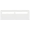 TV Cabinet with LED Lights White 120x35x40 cm