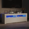 alt="TV Cabinet with LED Lights White 120x35x40 cm"