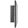 LED Bathroom Mirror High Gloss Grey 80x8.5x37 cm Chipboard
