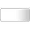 LED Bathroom Mirror Grey 90x8.5x37 cm Chipboard