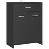 Bathroom Cabinet Grey 60x33x80 cm Engineered Wood