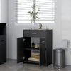 Bathroom Cabinet Grey 60x33x80 cm Engineered Wood