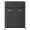 Bathroom Cabinet Grey 60x33x80 cm Engineered Wood