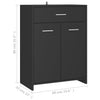 Bathroom Cabinet Grey 60x33x80 cm Engineered Wood