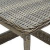 2 Piece Garden Lounge Set with Cushions Poly Rattan Brown