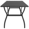 7 Piece Garden Dining Set Textilene and Steel
