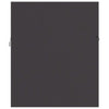 2 Piece Bathroom Furniture Set Grey Chipboard