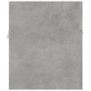 2 Piece Bathroom Furniture Set Concrete Grey Chipboard