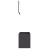 2 Piece Bathroom Furniture Set Grey Chipboard