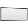2 Piece Bathroom Furniture Set Grey Chipboard