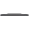 Bookshelf Boards 4 pcs High Gloss Grey 60x20x1.5 cm Chipboard