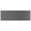 Bookshelf Boards 4 pcs High Gloss Grey 60x20x1.5 cm Chipboard
