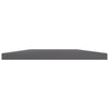 Bookshelf Boards 4 pcs High Gloss Grey 60x40x1.5 cm Chipboard