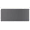 Bookshelf Boards 4 pcs High Gloss Grey 80x30x1.5 cm Chipboard