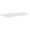 Bookshelf Boards 4 pcs High Gloss White 80x40x1.5 cm Chipboard