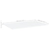Bookshelf Boards 4 pcs White 80x50x1.5 cm Chipboard