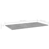 Bookshelf Boards 4 pcs Concrete Grey 100x50x1.5 cm Chipboard