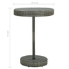 5 Piece Garden Bar Poly Rattan Grey