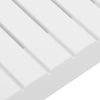 6 Piece Garden Lounge Set with Cushions Plastic White