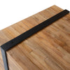 TV Stand 110x30x32.5 cm Solid Teak Wood
