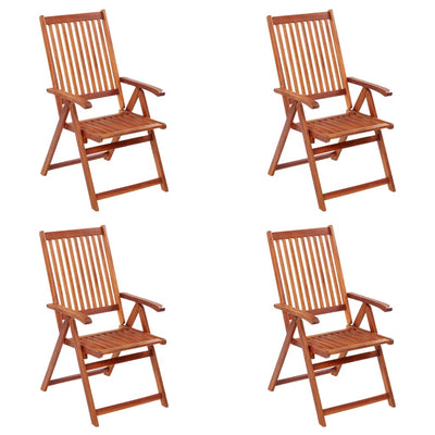 alt="Folding Garden Chairs 4 pcs Solid Acacia Wood"