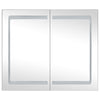 LED Bathroom Mirror Cabinet 80x12.2x68 cm