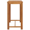 5 Piece Garden Bar Set with Cushions Brown