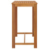 7 Piece Garden Bar Set with Cushions Brown