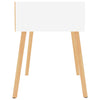 Bedside Cabinet High Gloss White 40x40x56 cm Chipboard