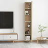 TV Cabinets 2 pcs Sonoma Oak 30.5x30x90 cm Chipboard
