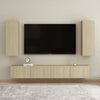 TV Cabinets 2 pcs Sonoma Oak 30.5x30x90 cm Chipboard