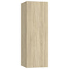 TV Cabinets 2 pcs Sonoma Oak 30.5x30x90 cm Chipboard