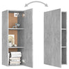 TV Cabinets 2 pcs Concrete Grey 30.5x30x90 cm Chipboard