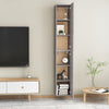TV Cabinets 2 pcs Concrete Grey 30.5x30x90 cm Chipboard