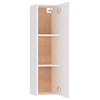 TV Cabinets 2 pcs White 30.5x30x110 cm Chipboard