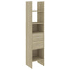 Book Cabinet Sonoma Oak 40x35x180 cm Engineered Wood