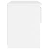 Bedside Cabinet White 40x30x39 cm Chipboard