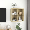 Wall Cabinets 4 pcs Sonoma Oak 37x37x37 cm Chipboard
