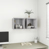 alt="Wall Cabinets 2 pcs Concrete Grey 37x37x37 cm Chipboard""