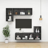Wall-mounted TV Cabinet Grey 37x37x142.5 cm Chipboard