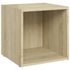 TV Cabinets 4 pcs Sonoma Oak 37x35x37 cm Chipboard