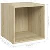TV Cabinets 4 pcs Sonoma Oak 37x35x37 cm Chipboard