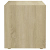 TV Cabinets 4 pcs White and Sonoma Oak 37x35x37 cm Chipboard