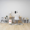 TV Cabinets 4 pcs High Gloss White 37x35x37 cm Chipboard
