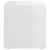TV Cabinets 4 pcs High Gloss White 37x35x37 cm Chipboard