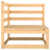 2 Piece Garden Lounge Set Solid Pinewood