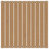 Garden Footstool with Cushion Honey Brown Solid Pinewood
